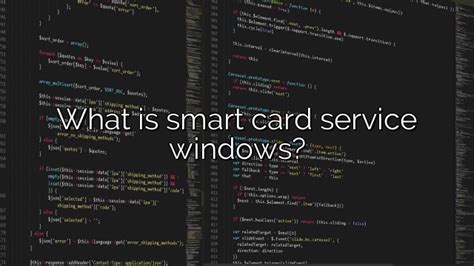 smart card services inc|smart card service windows 11.